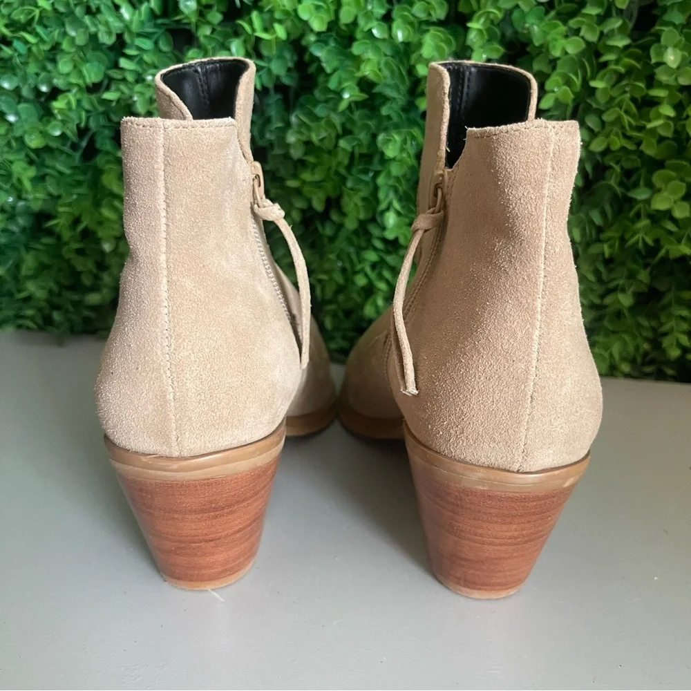 REBECCA MINKOFF Women's 6.5 Lulu Suede Ankle Boots